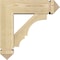 Ekena Millwork Balboa Arts and Crafts Rough Sawn Bracket w/ Offset Brace, Douglas Fir, 6"W x 18"D x 18"H BKT0604X18X18BOA03RDF - alternate 3